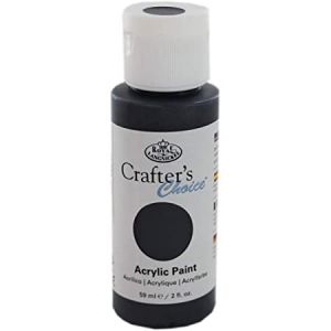 Farba akrylowa R&L Crafter's Choice 59ml, Czarna/Pearl Black